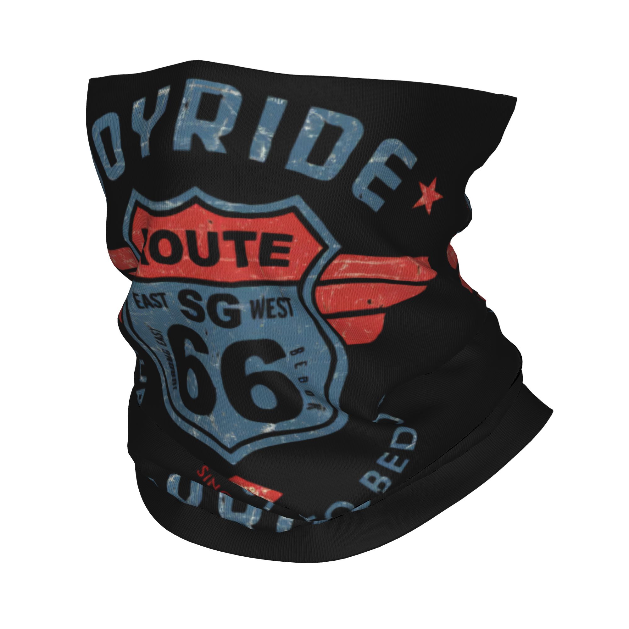 Neck Gaiter Fleece - Cache-cou Route 66 pour moto, hommes