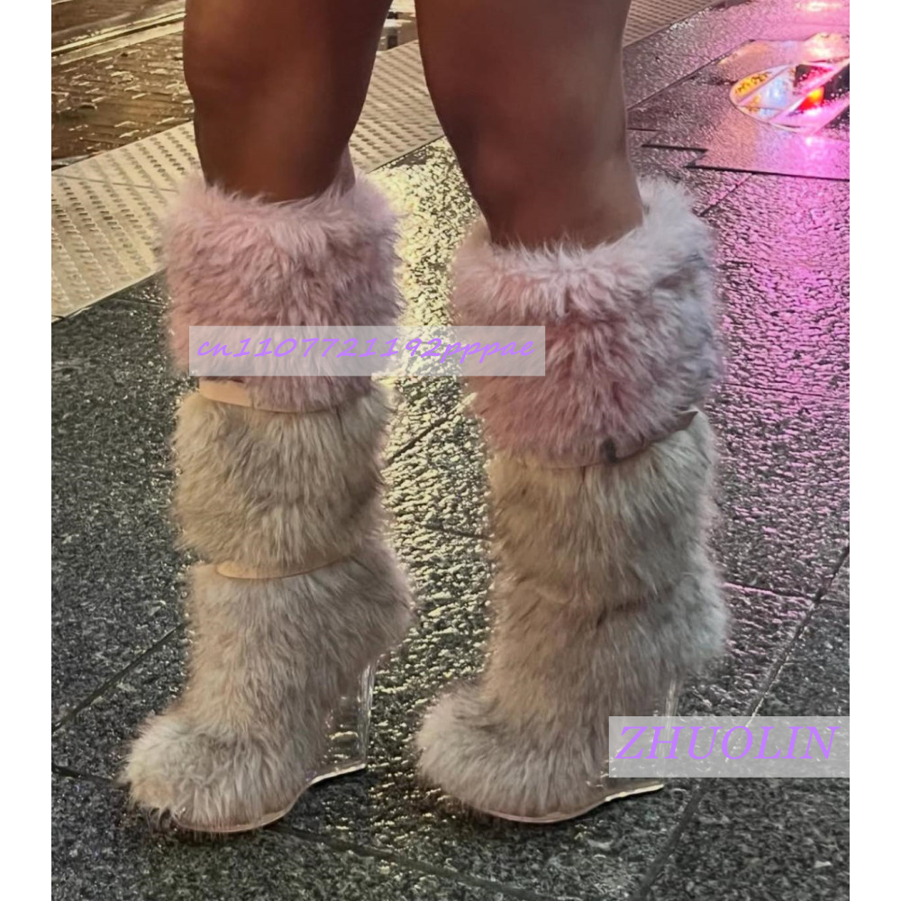 Bottes compensées transparente - Waterproof Winter Boot avis et prix