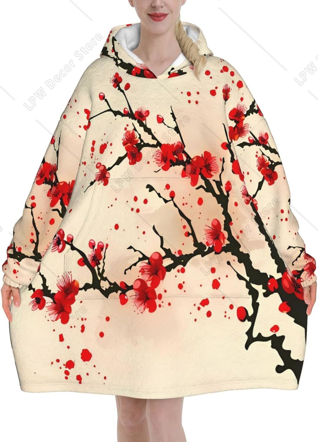 Couverture à capuche en sherpa - Sherpa Hoodie Fleece avis et prix