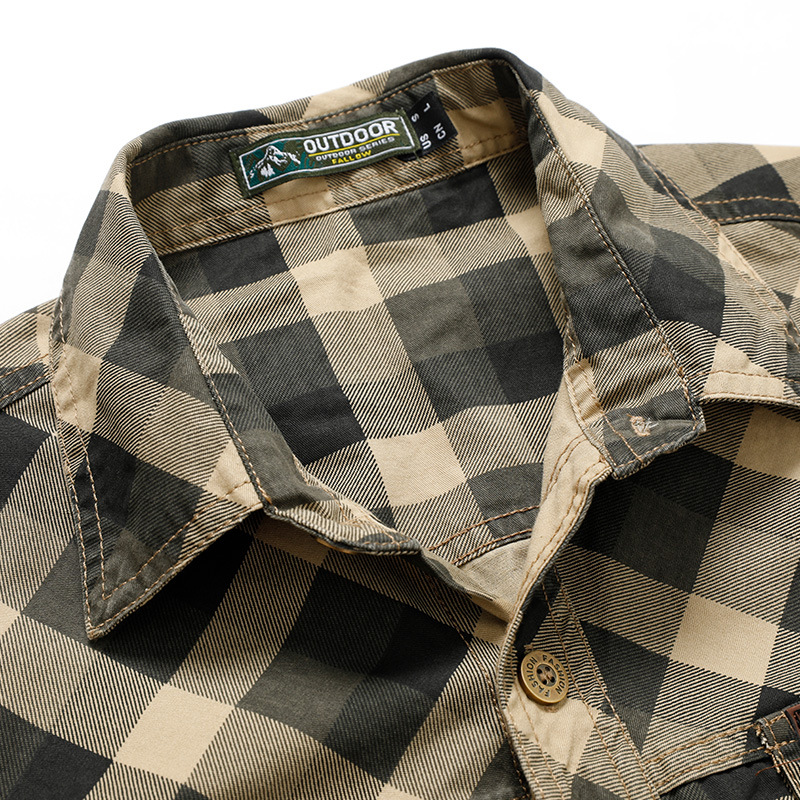 Chemise à carreaux en pur coto - Flannel Shirt Lined avis et prix