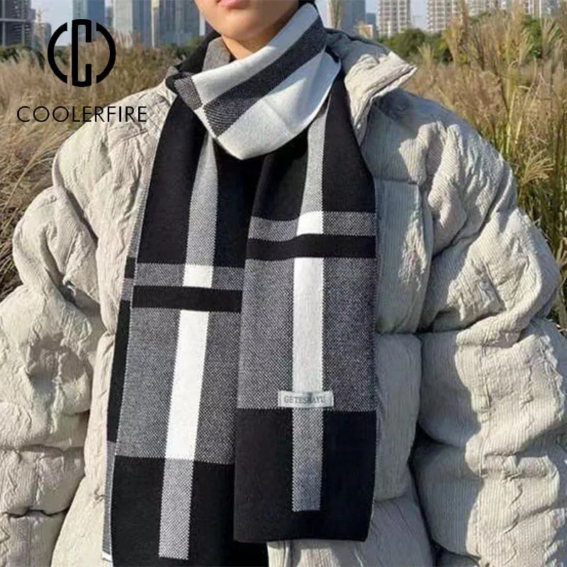 Nouveau hiver hommes écharpe g - Wool Scarf Men avis et prix